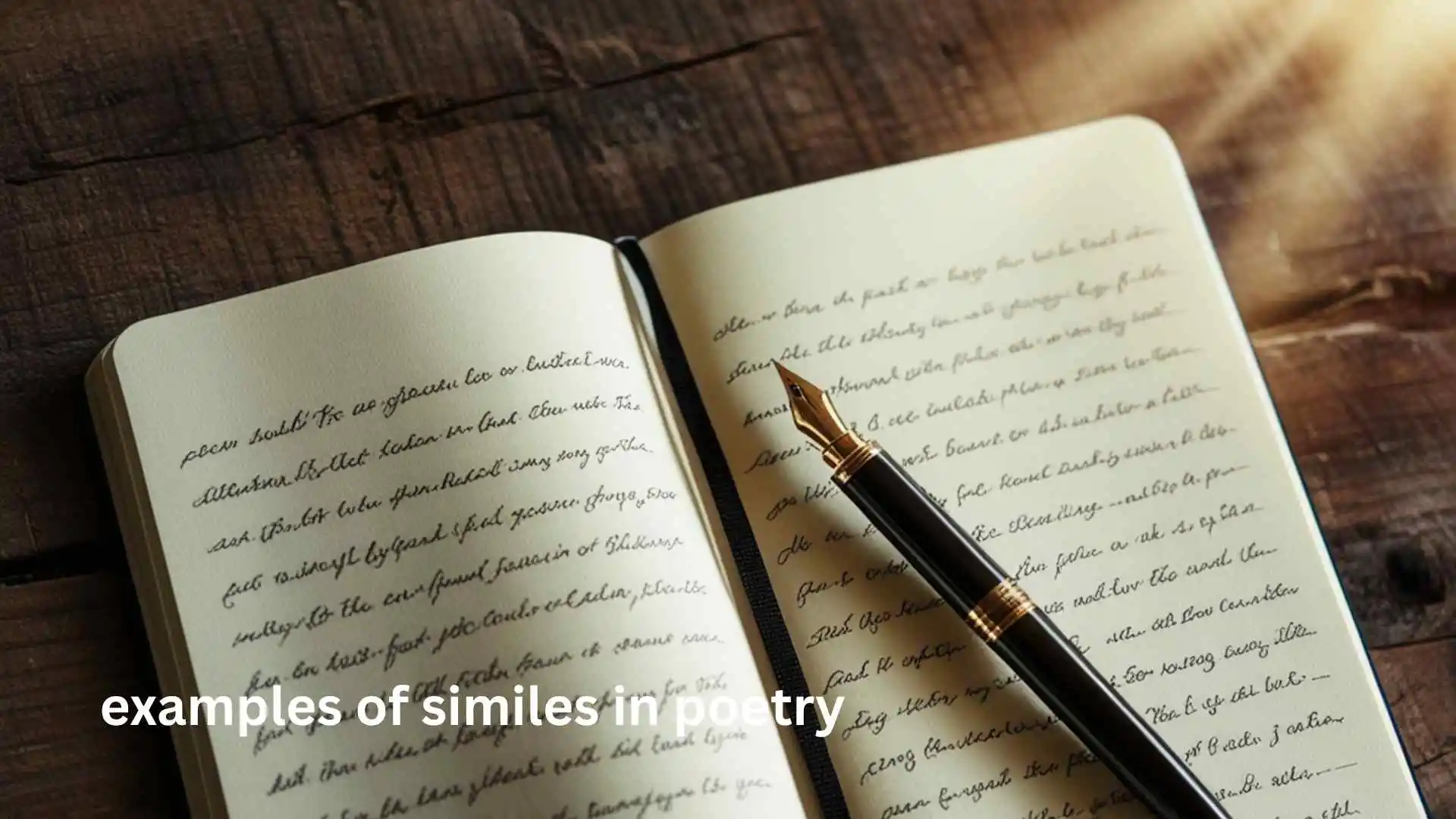 Simile Examples In Poetry and Everyday Life 2026
