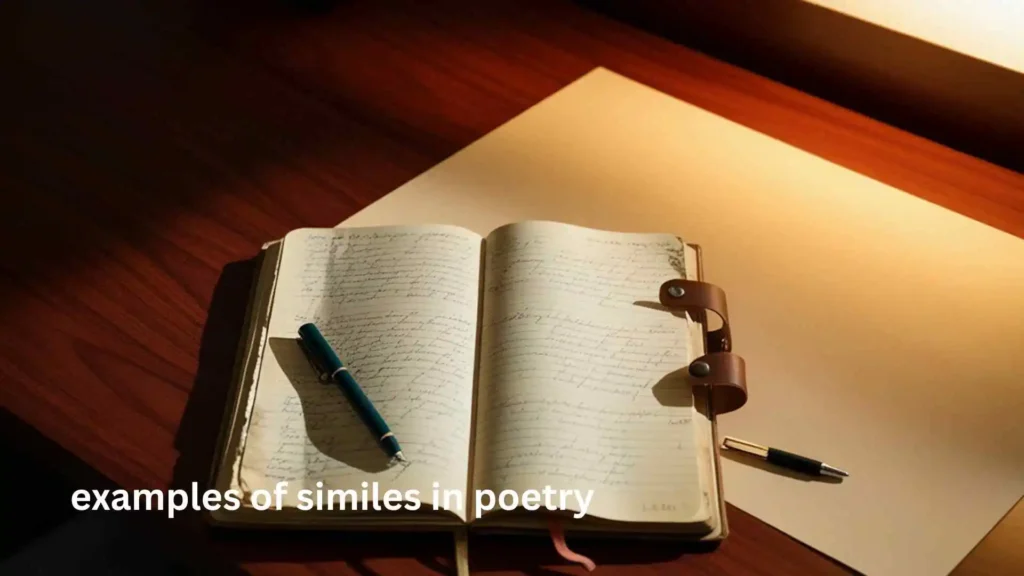 examples of similes in poetry