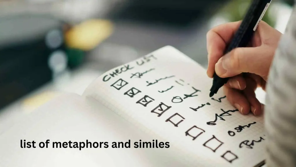 list of metaphors and similes