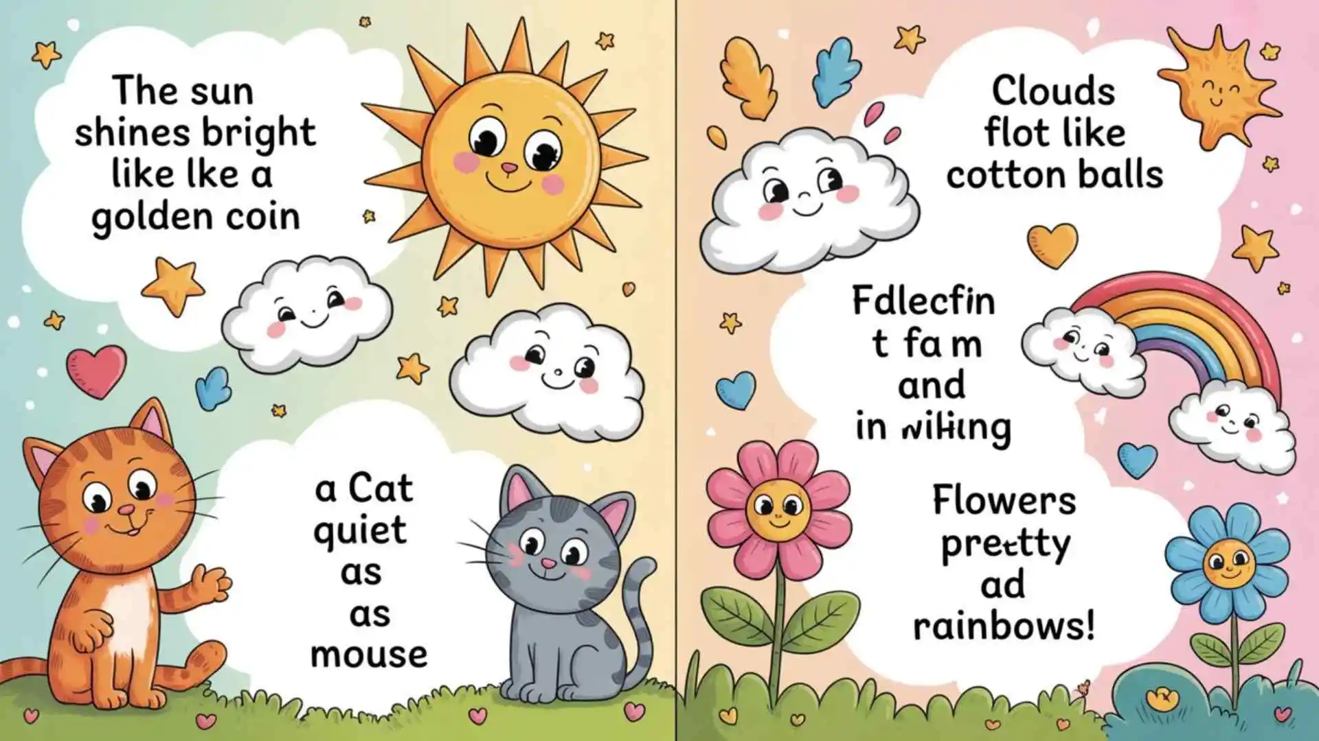 poems with similes for kids