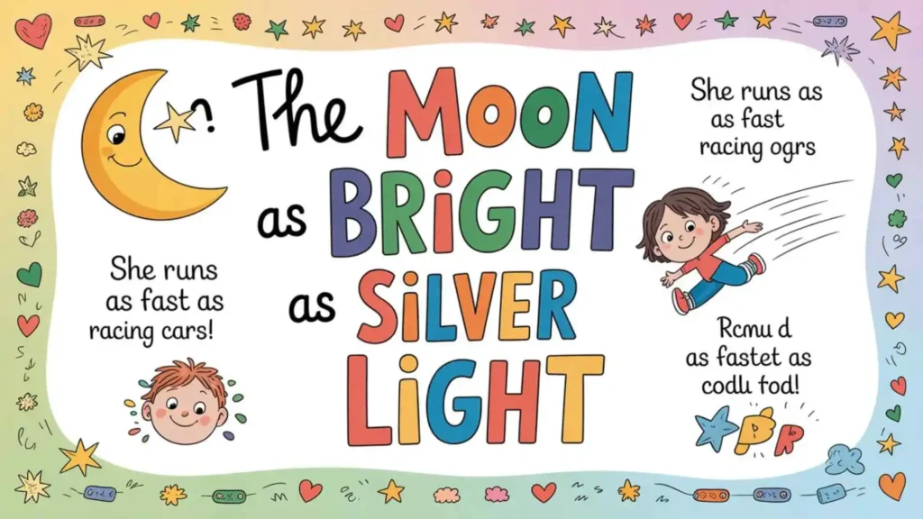 poems with similes for kids