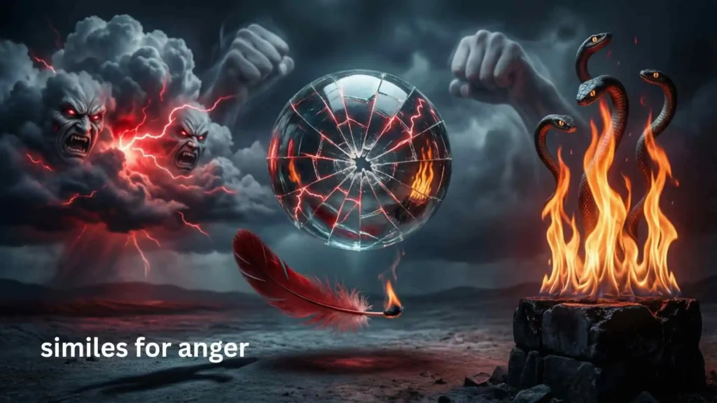 similes for anger