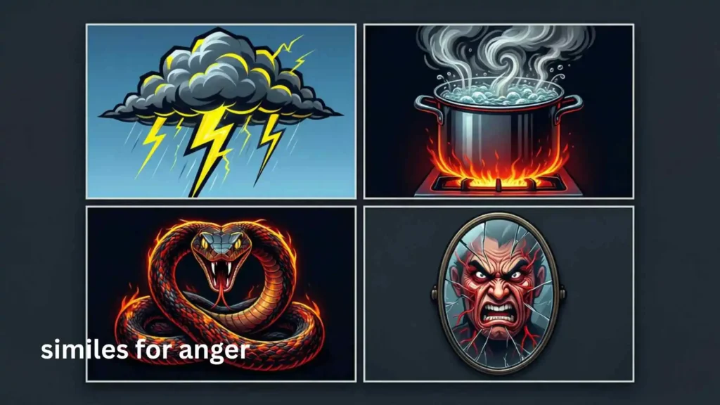 similes for anger