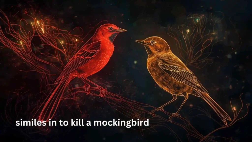 similes in to kill a mockingbird