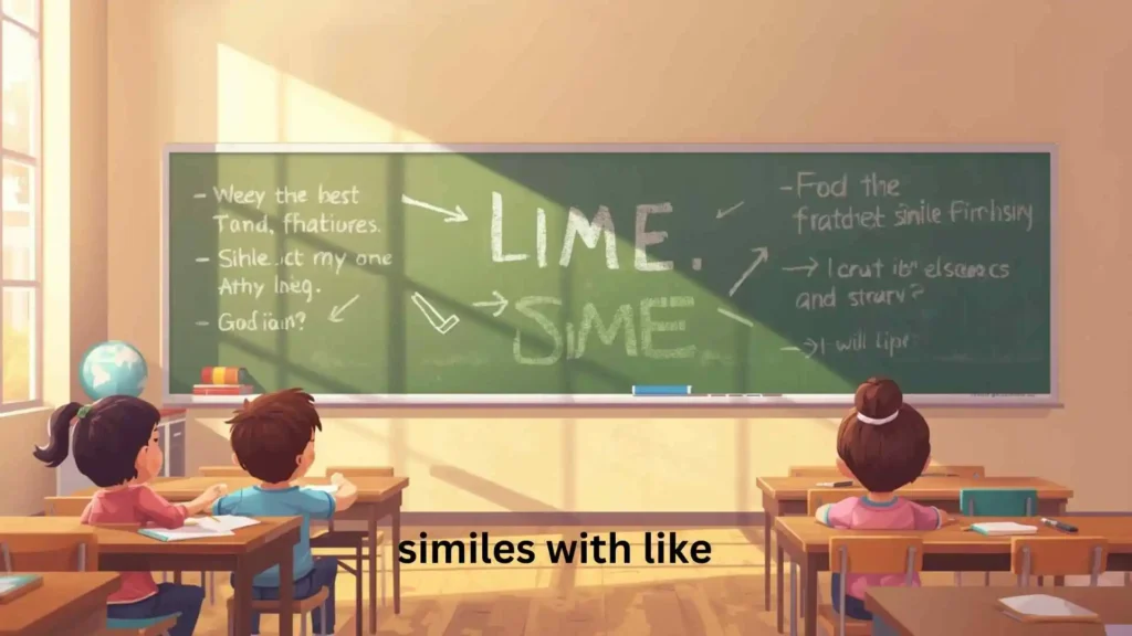 similes with like