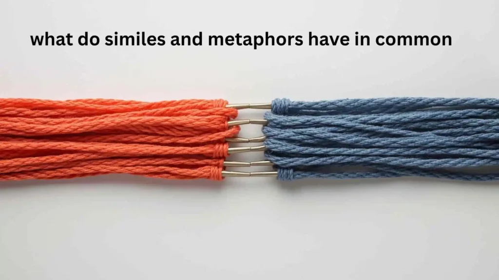 what do similes and metaphors have in common