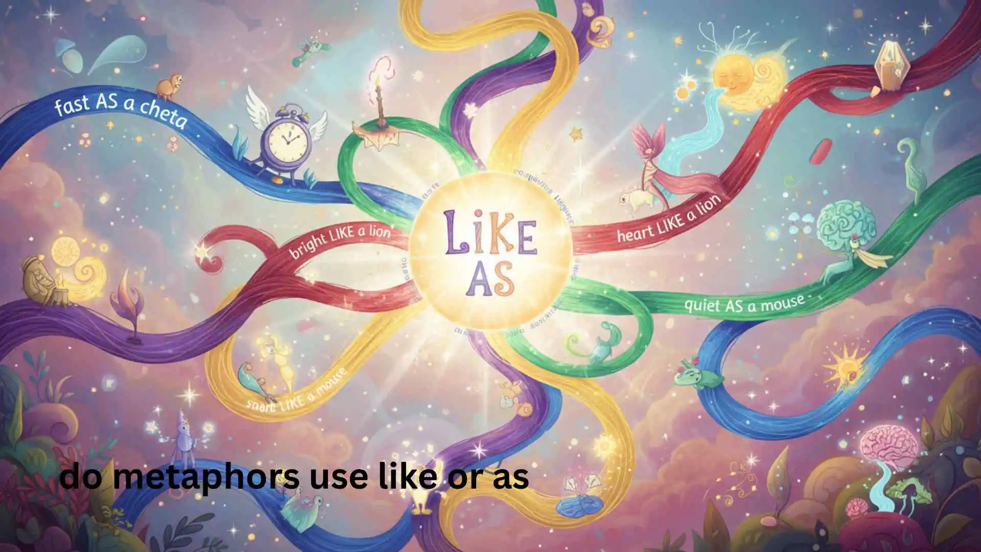 do metaphors use like or as