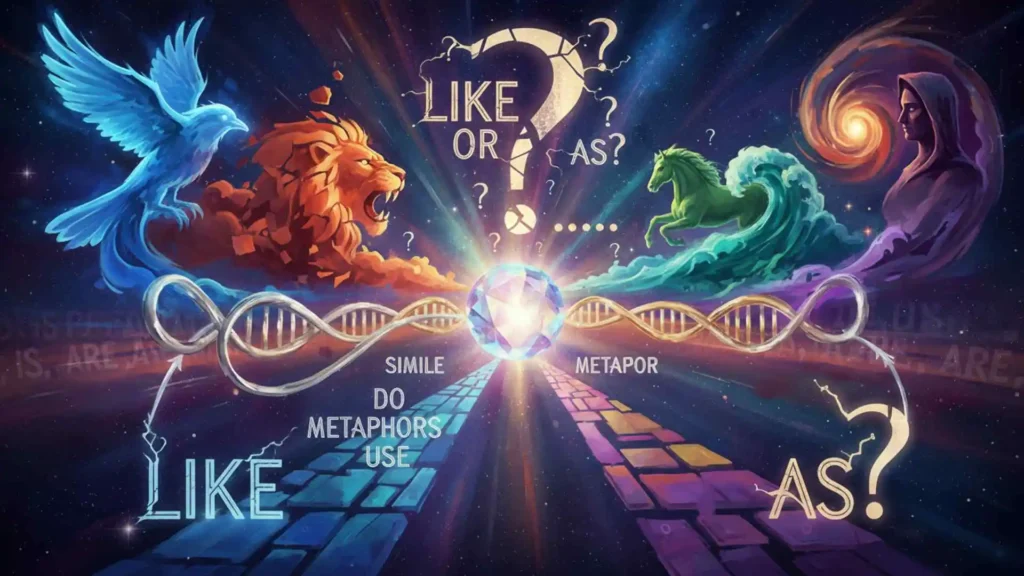 do metaphors use like or as