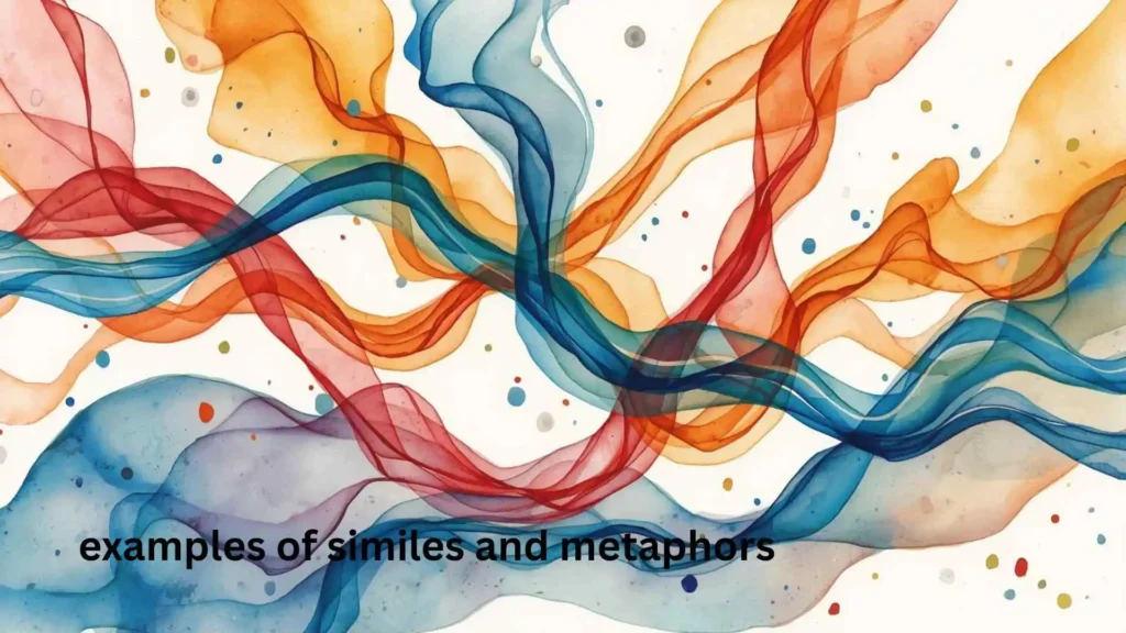 examples of similes and metaphors