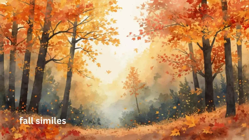 fall similes