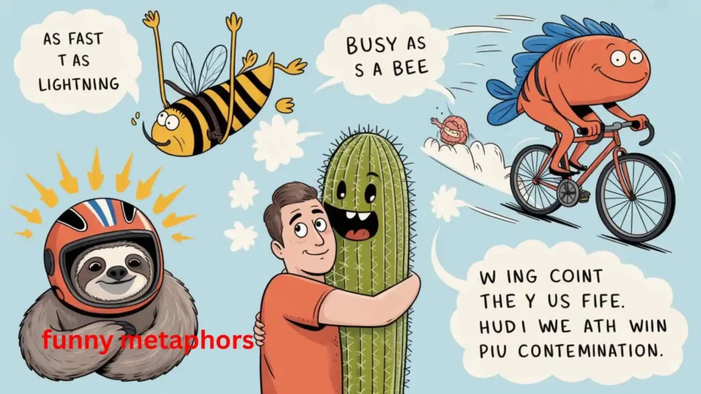 funny metaphors