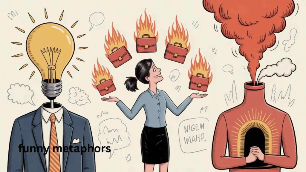 funny metaphors