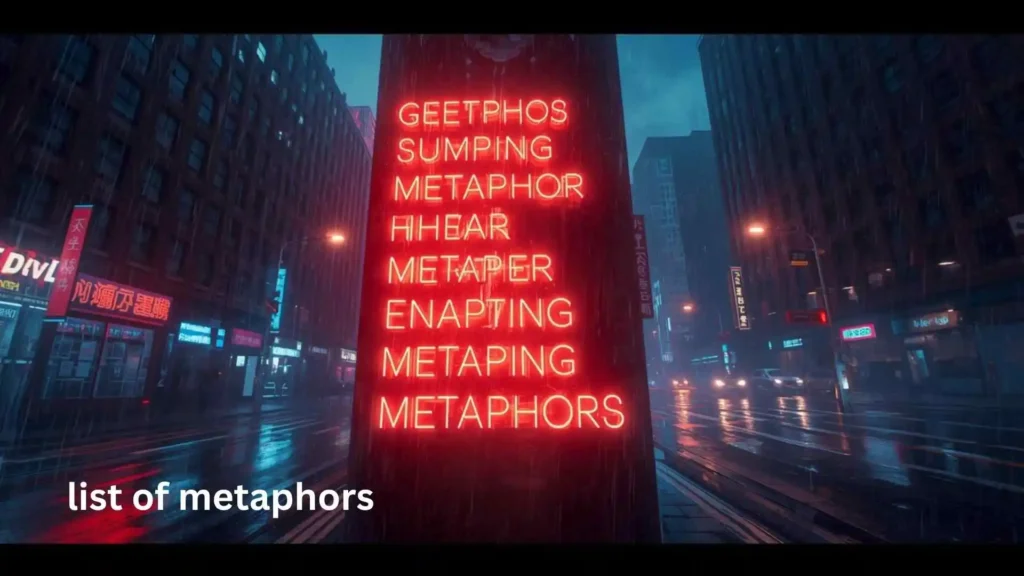 list of metaphors