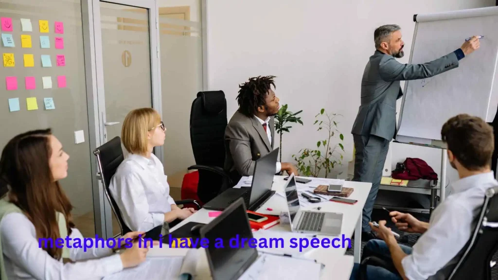 metaphors in i have a dream speech