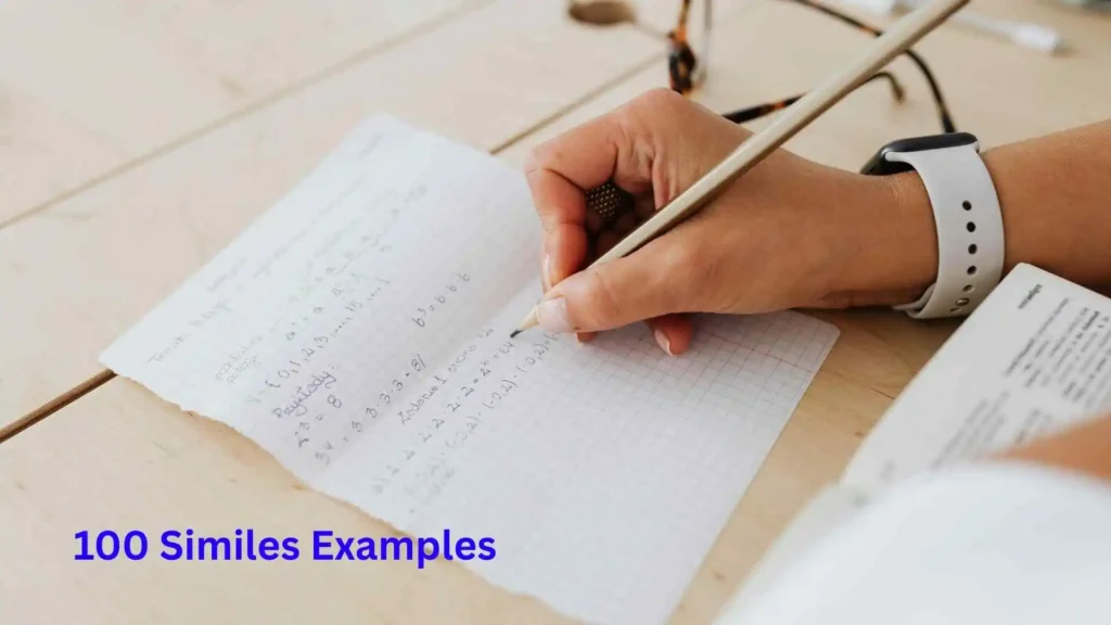 100 Similes Examples
