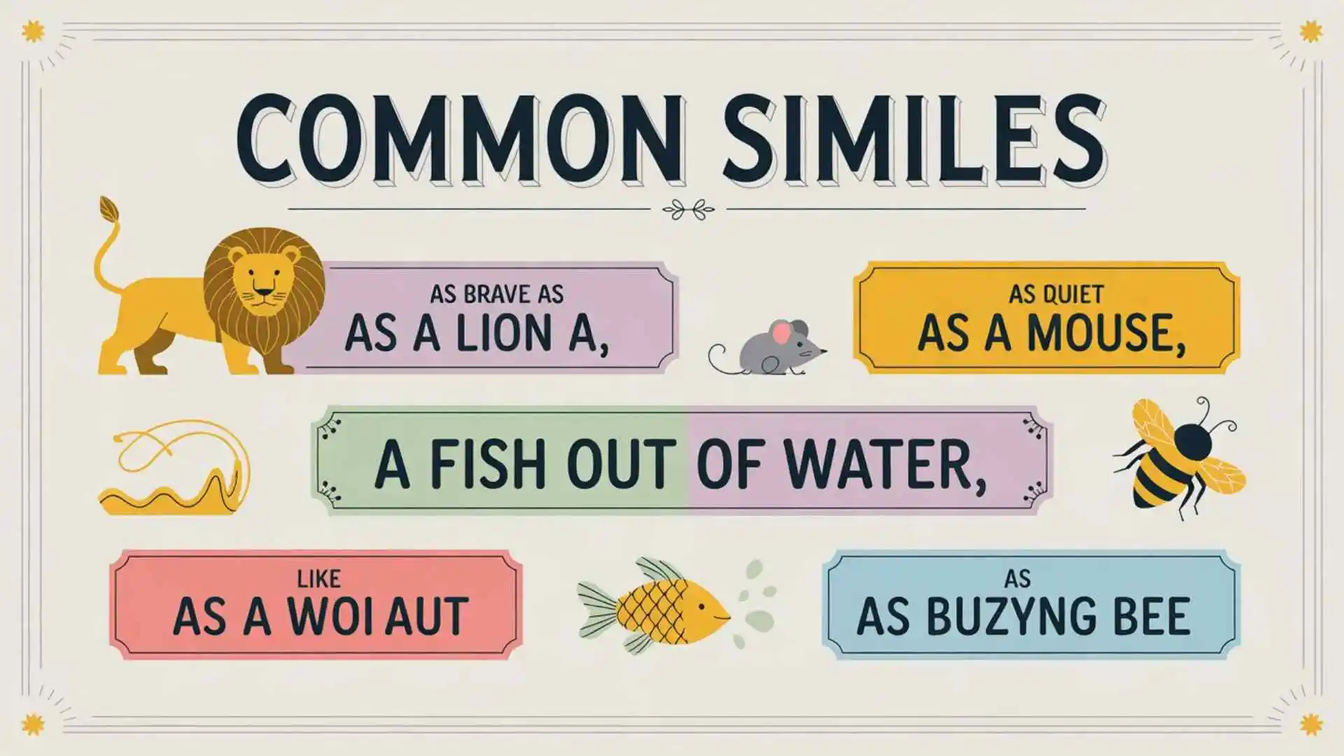 Common Similes That Make Your English More Colorful and Fun for 2026