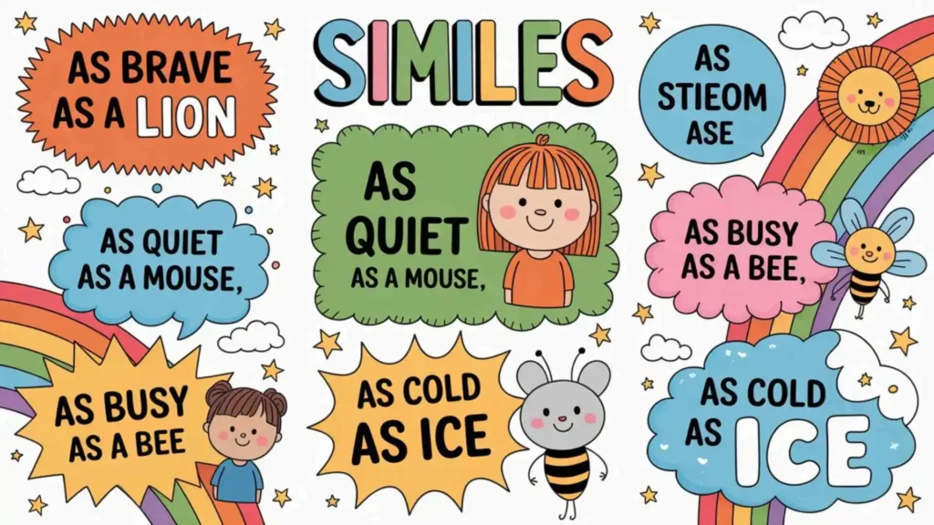 examples of similes for kids