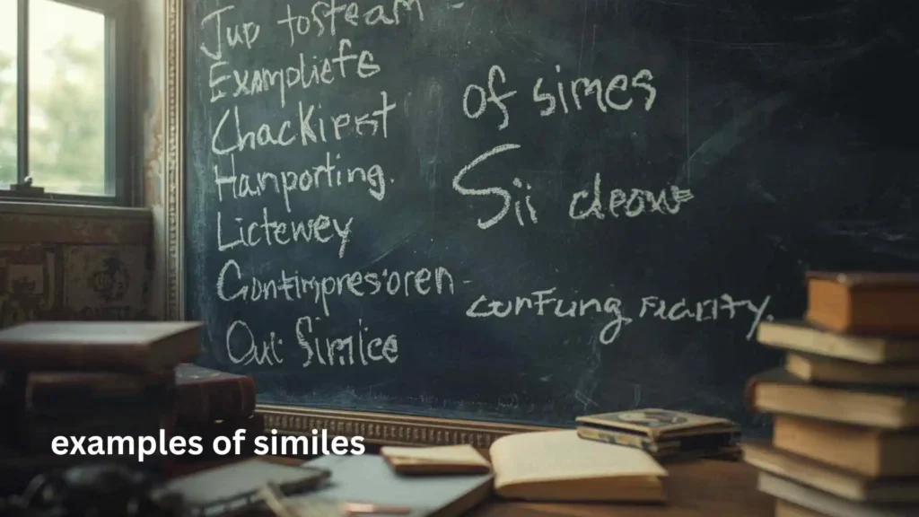 examples of similes