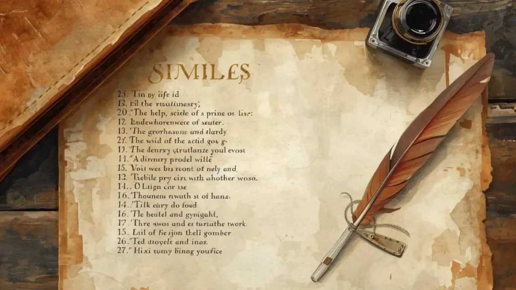 list of similes