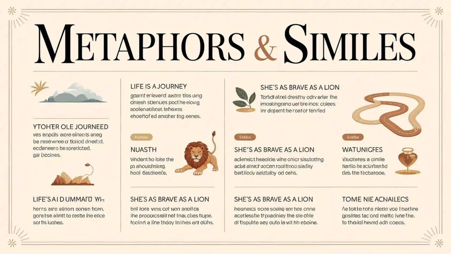 Metaphors and Similes Examples | 50+ Creative Ways to Compare Ideas in English