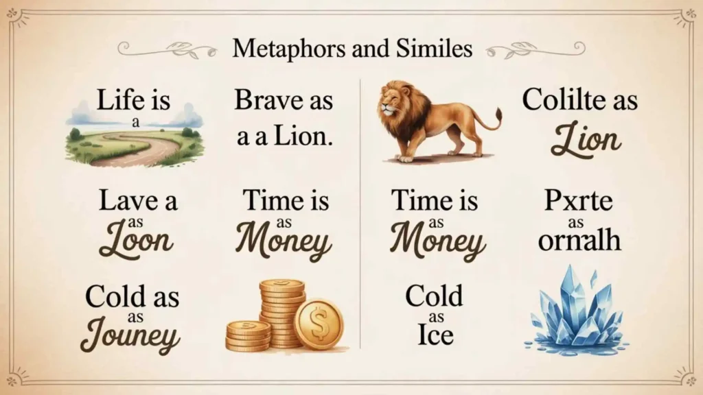 metaphors and similes examples