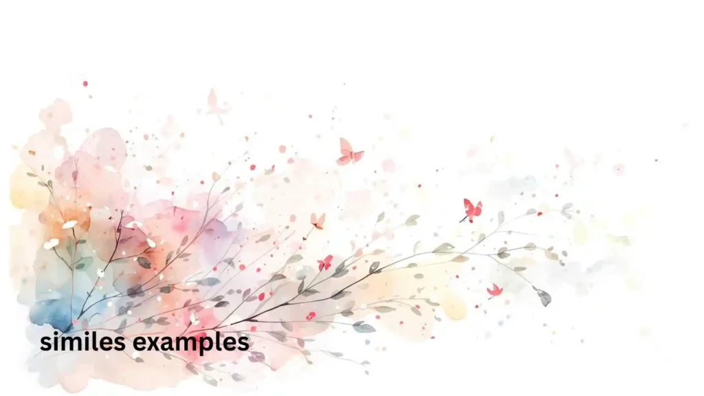 similes examples