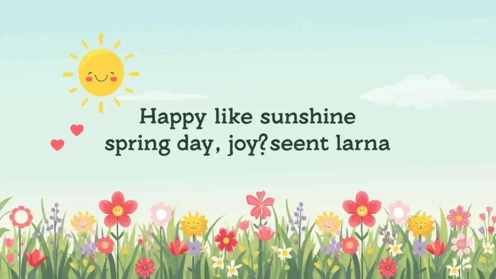 similes for happy