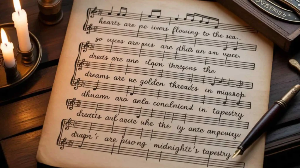 song lyrics with metaphors