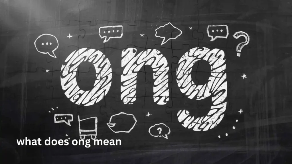 what does ong mean