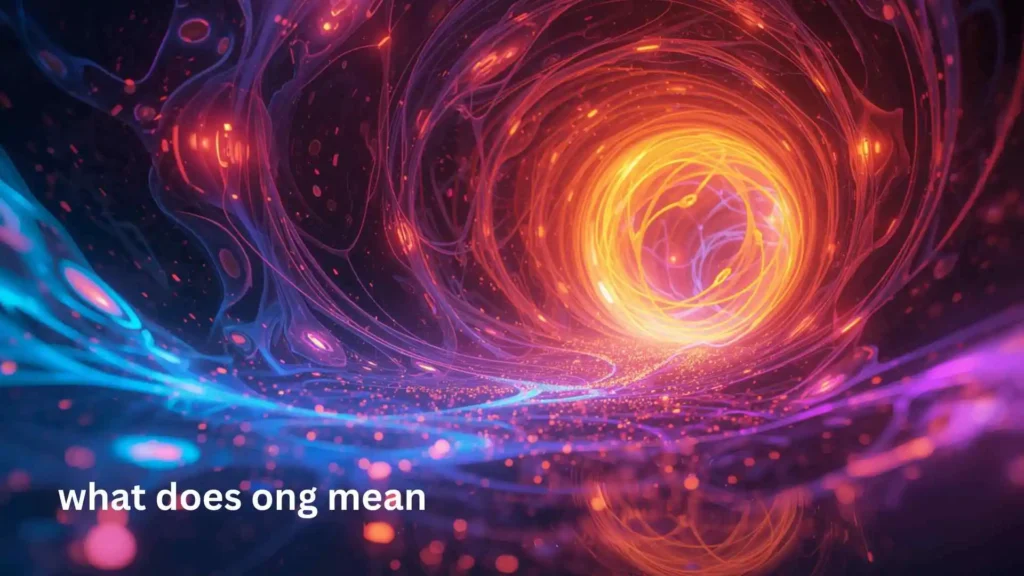 what does ong mean