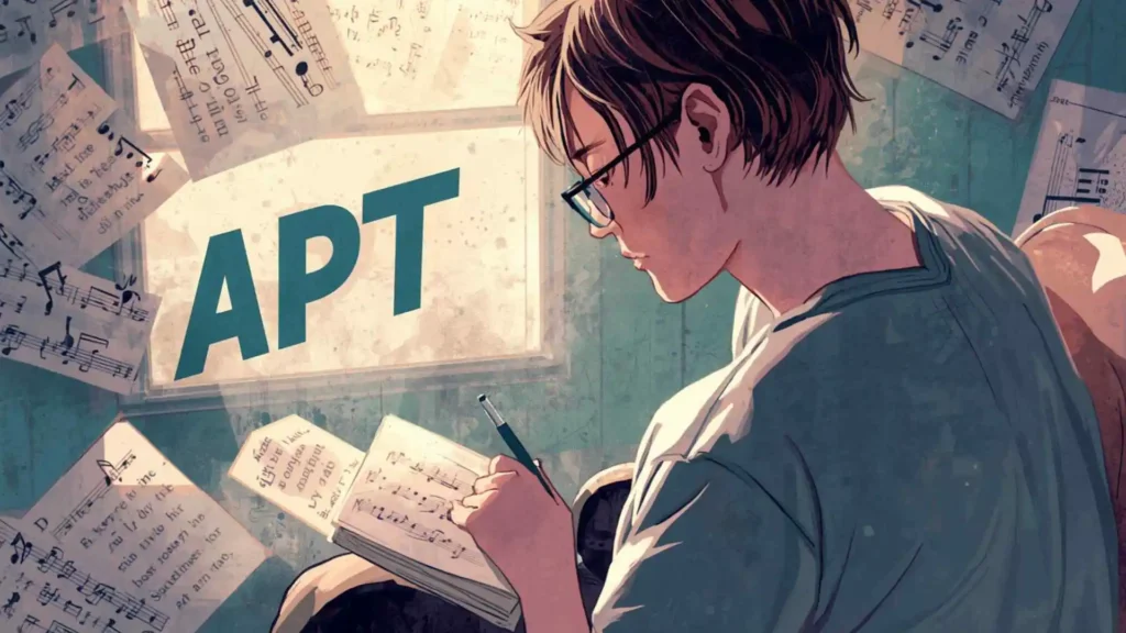 what does apt mean in the song