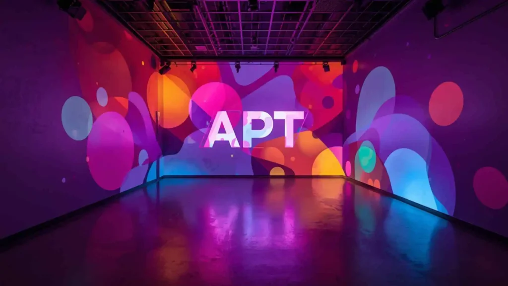 what does apt mean in the song