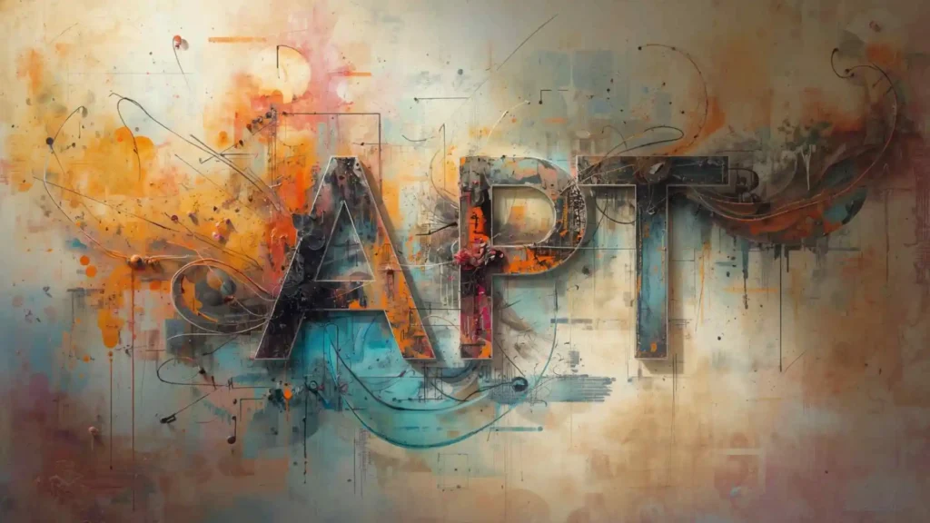 what does apt mean in the song