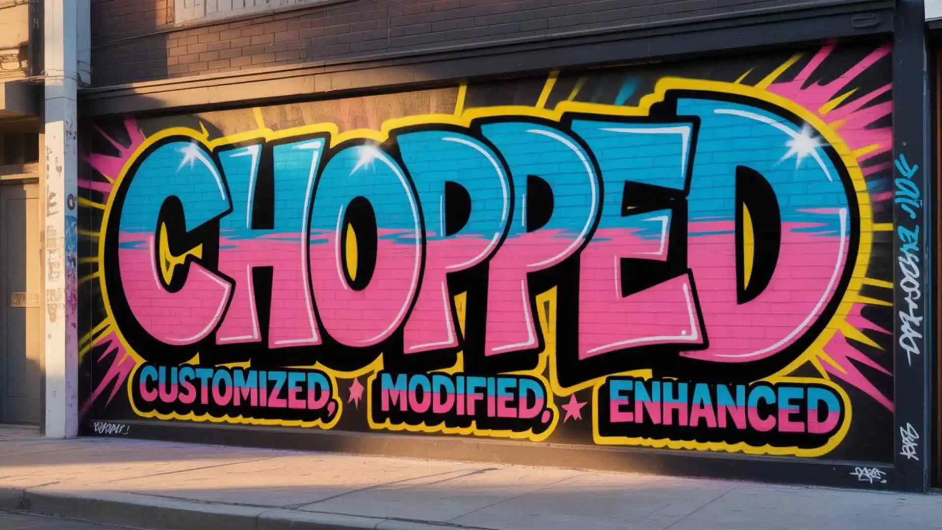 what does chopped mean in slang