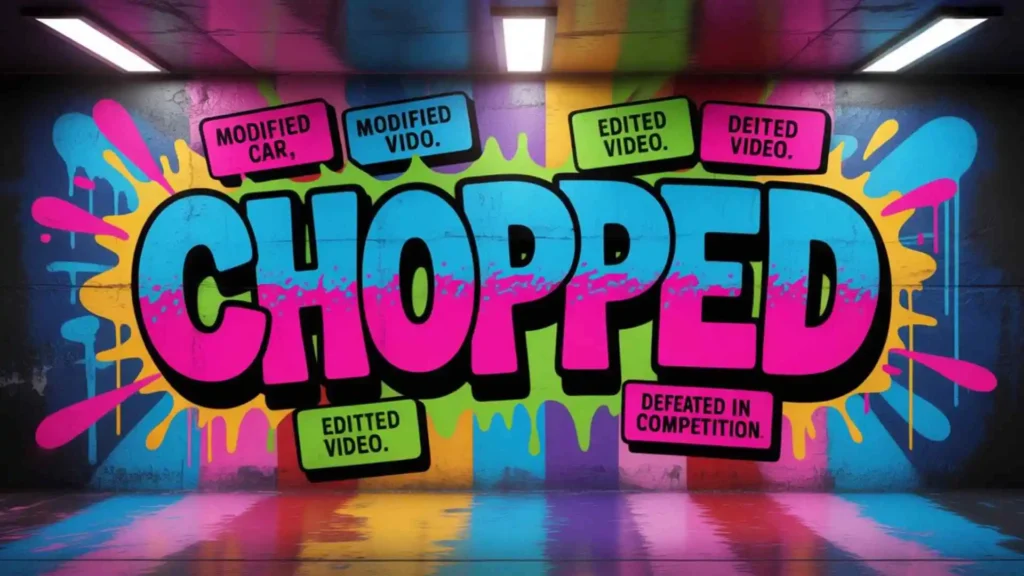 what does chopped mean in slang