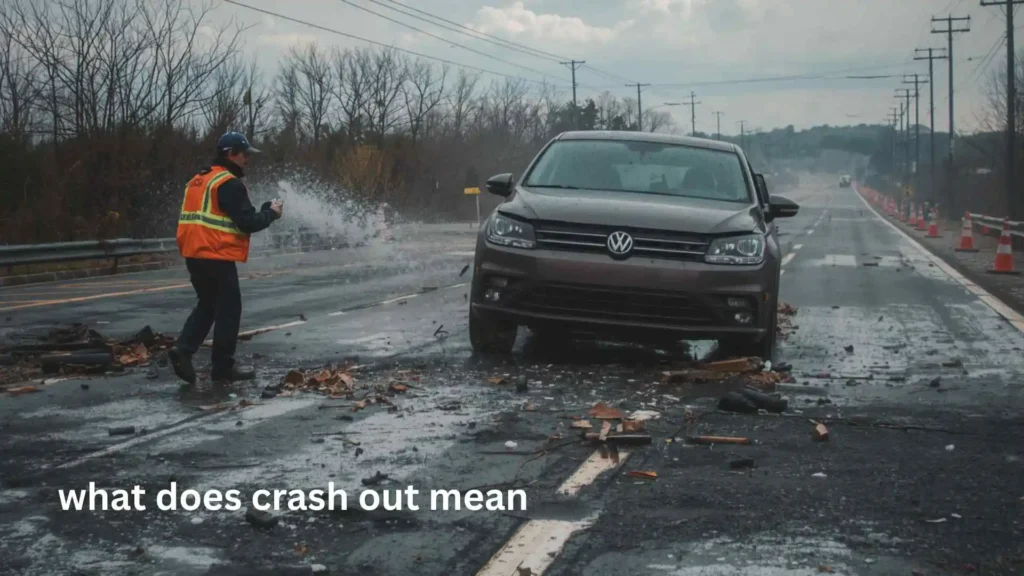 what does crash out mean