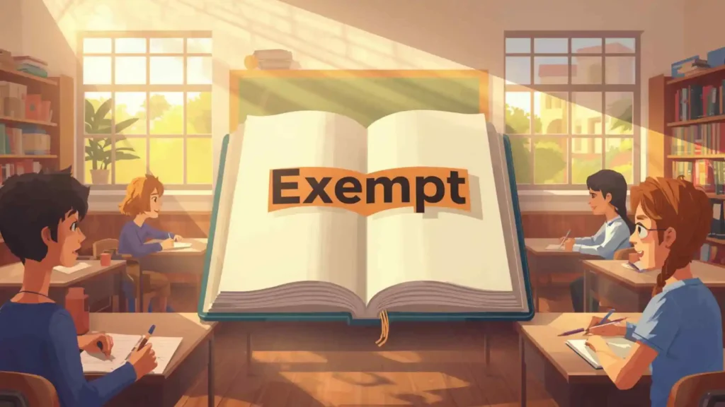 What Does Exempt Mean