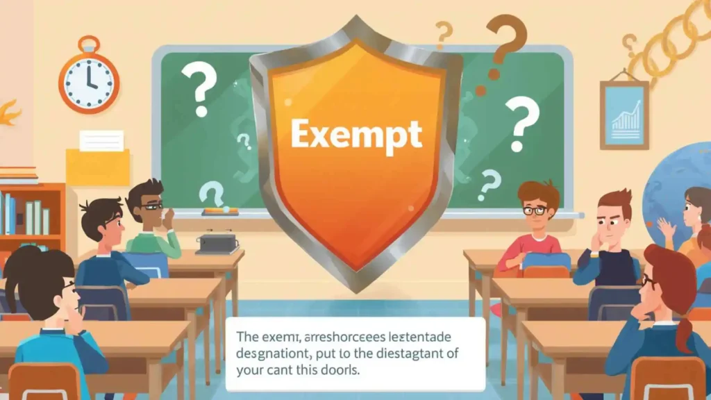 What Does Exempt Mean