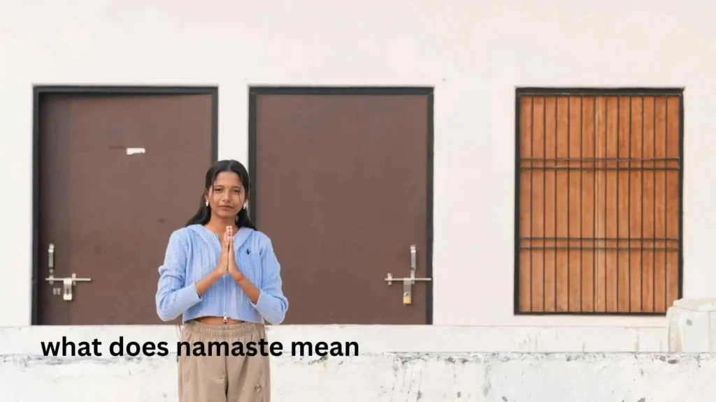 what does namaste mean