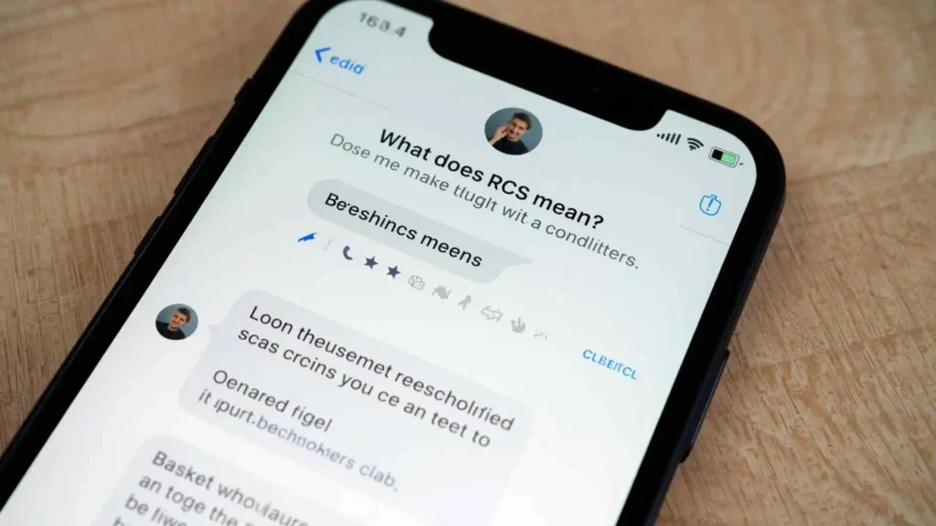 what does rcs mean in text