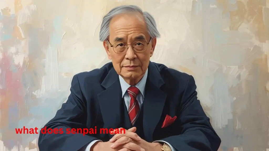 what does senpai mean