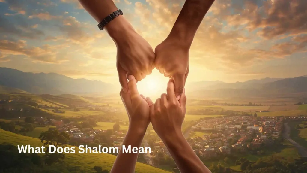 What Does Shalom Mean