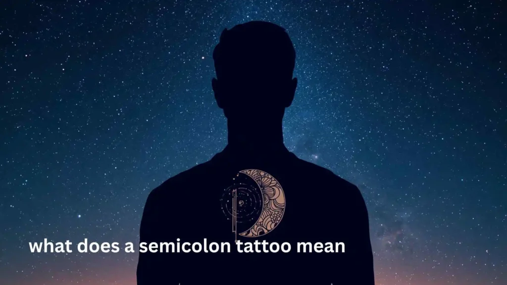 what does a semicolon tattoo mean