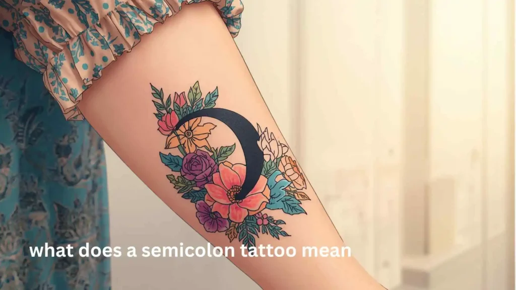 what does a semicolon tattoo mean