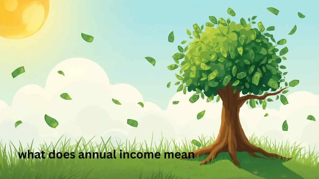 what does annual income mean