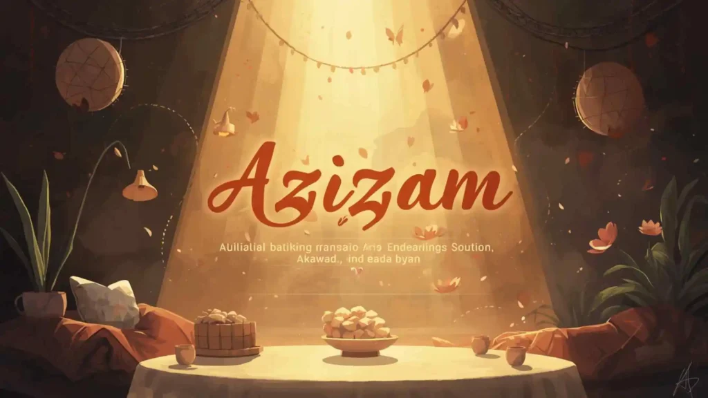 what does azizam mean