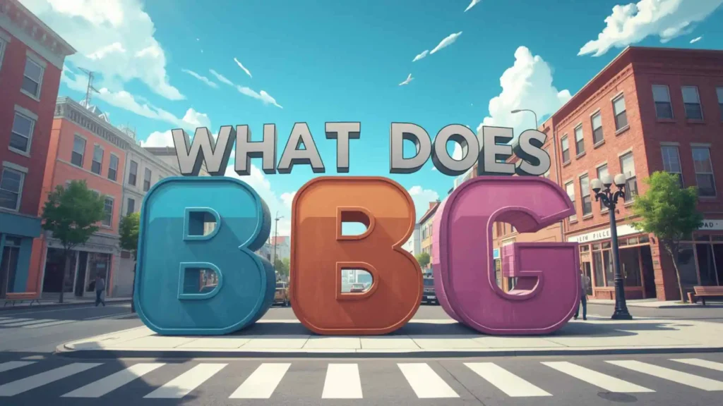 what does bbg mean