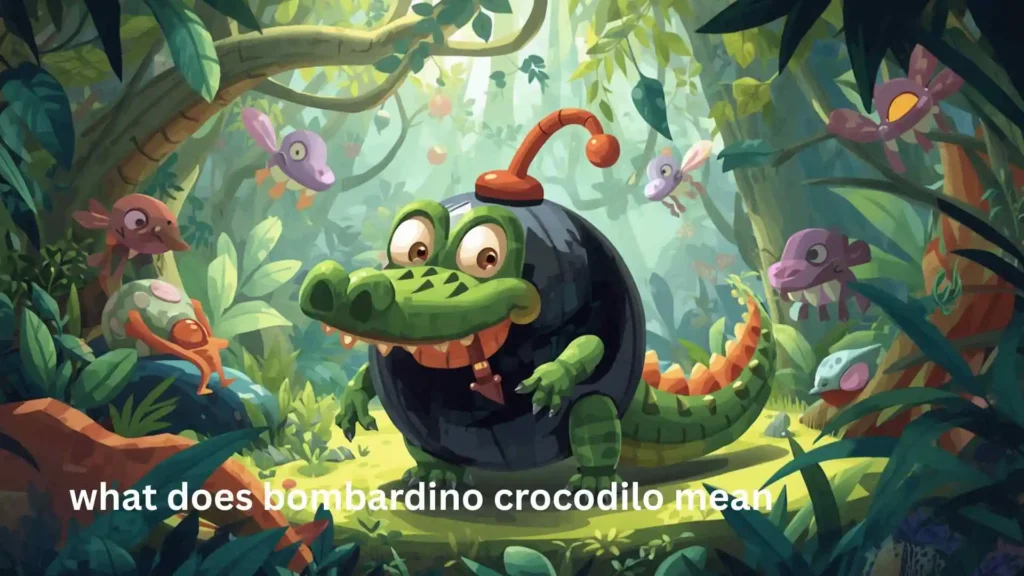 what does bombardino crocodilo mean