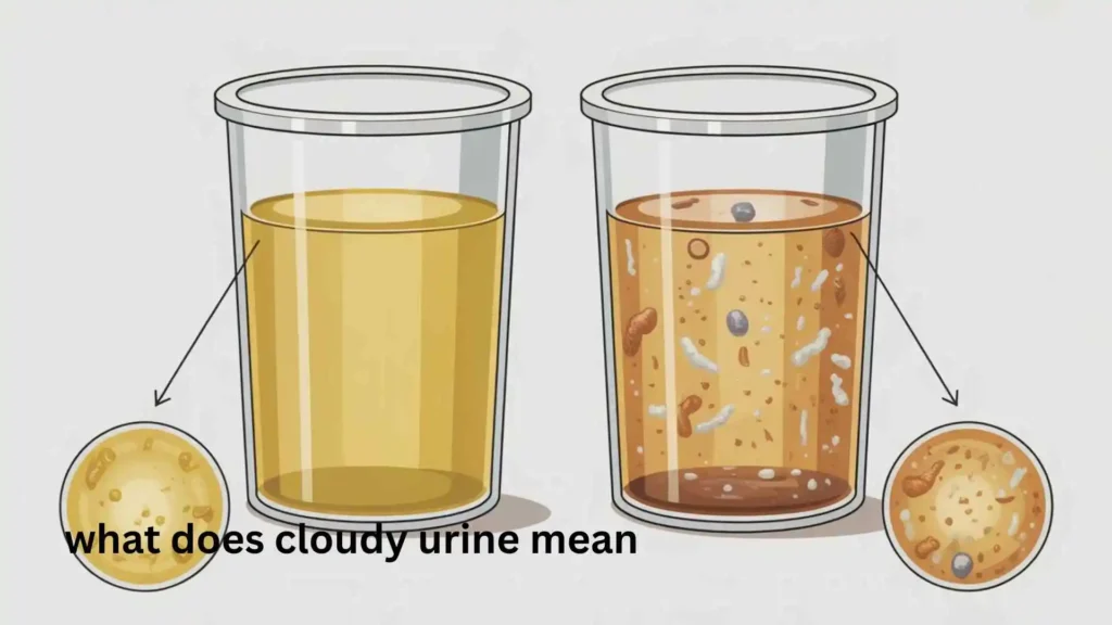 what does cloudy urine mean
