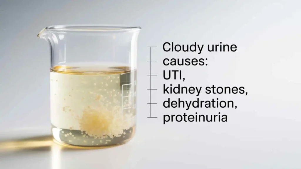 what does cloudy urine mean
